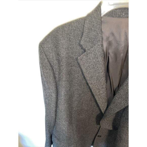 Weingarten Koln Men’s Dress Blazer Size Size 51L Gray 100% Cashmere Business - Picture 6 of 12